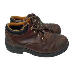 Timberland Pro Brown Steel Toe Work Shoes